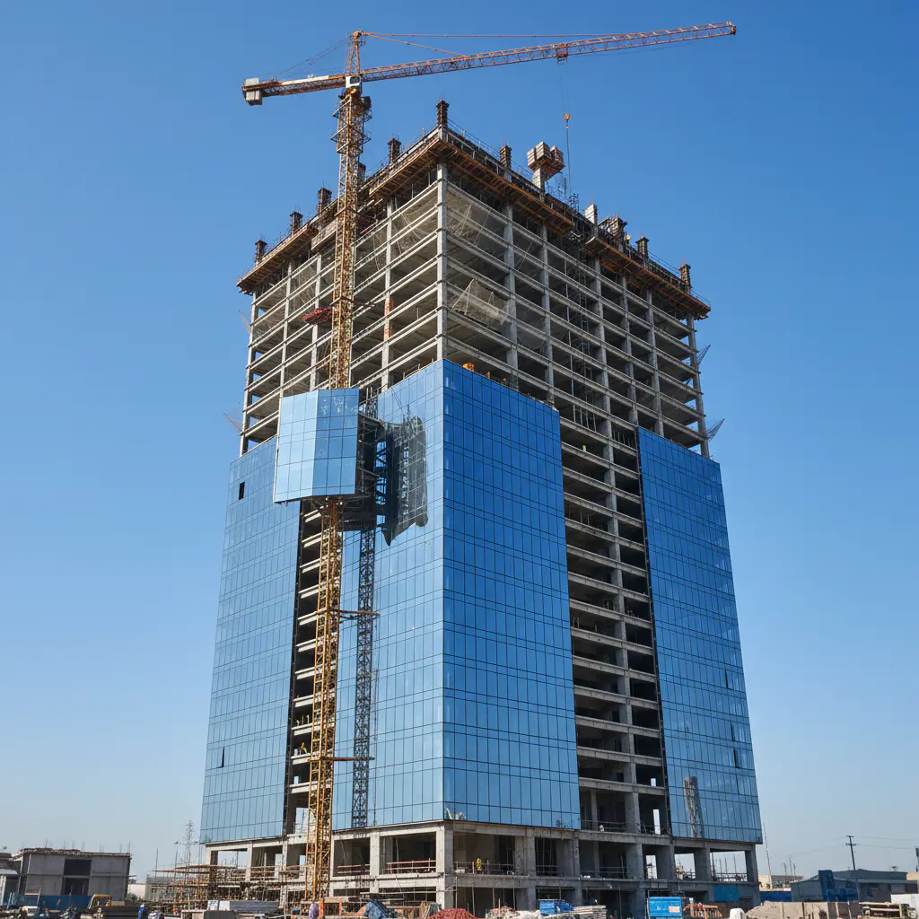 Construction site background